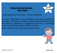 Play & Pretend: SP: 3. ASA Cards - Activity