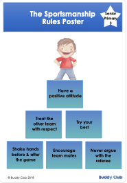 Play & Pretend: SP: 4. Sportsmanship Rules - Poster