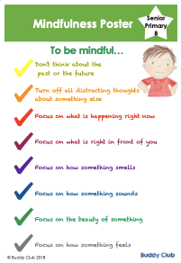 Faces & Feelings: SP: 8.  Mindfulness - Poster