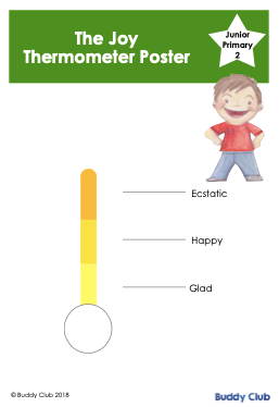 Faces & Feelings: JP: 2. The Joy Thermometer - Poster