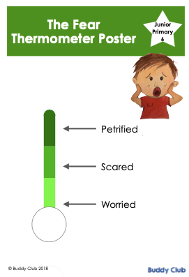 Faces & Feelings: JP: 4. The Fear Thermometer - Poster