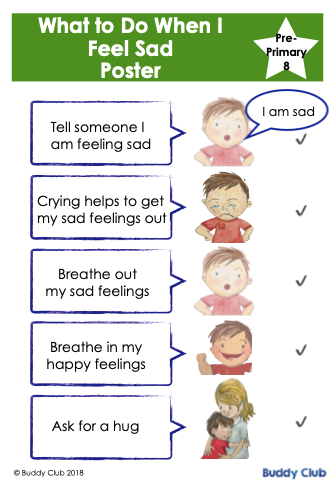 Faces & Feelings: PP: 8. What To Do When I Feel Sad - Poster